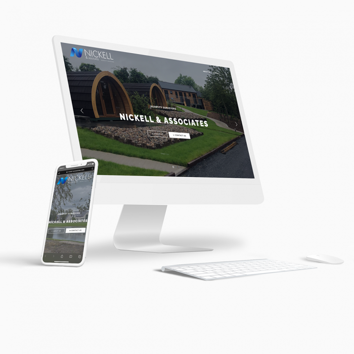 website design for Nickel Associates Saintfield