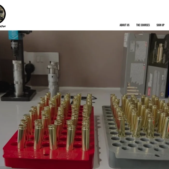 ballistic-tester.co.uk website shown on desktop