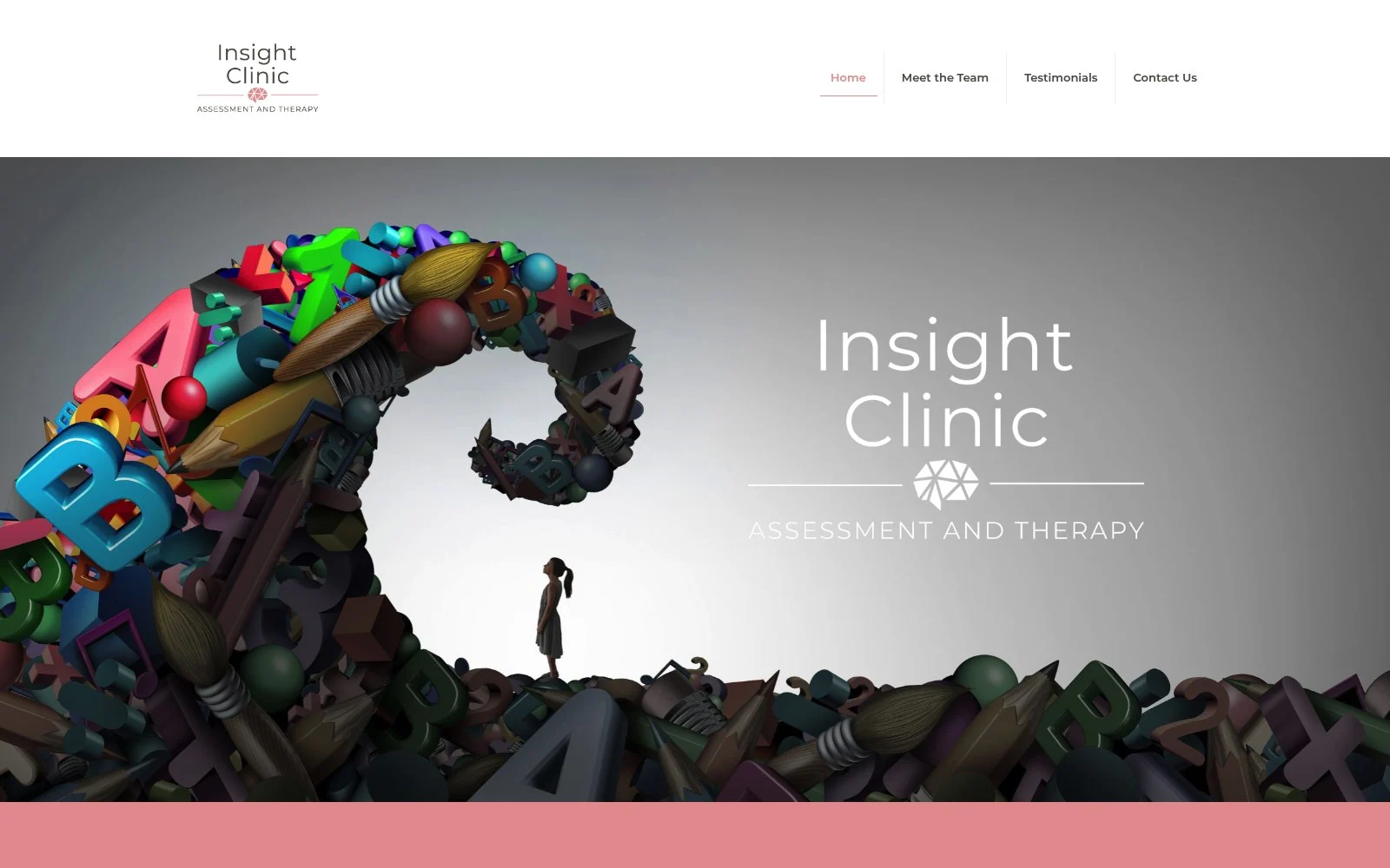 insightclinicni.co.uk website shown on desktop