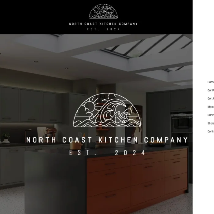 northcoastkitchencompany.com website shown on desktop