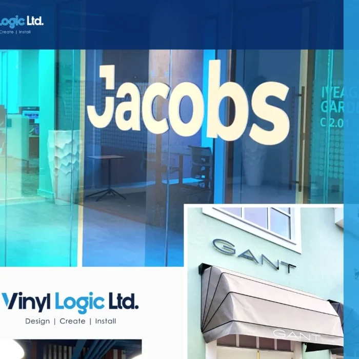 vinyl-logic.com website shown on desktop