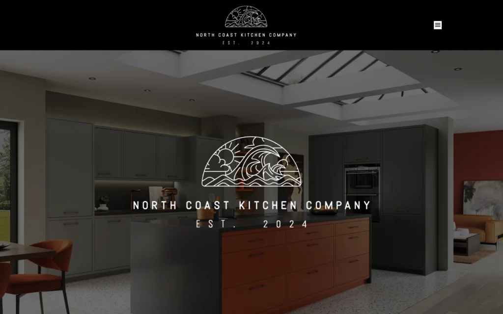 northcoastkitchencompany.com website shown on desktop