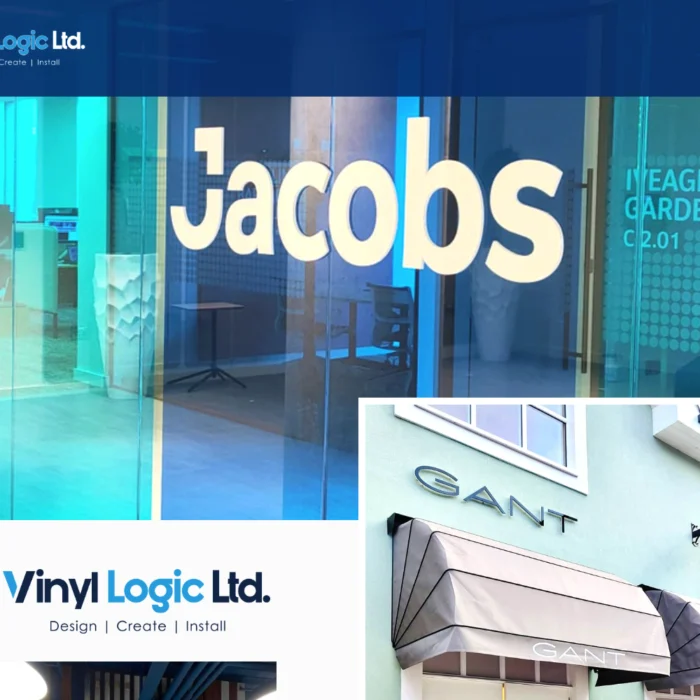 vinyl-logic.com website shown on desktop